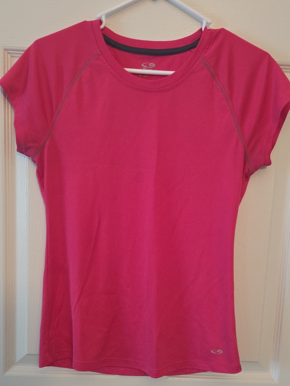 Champion Semi Fitted Pink Short-Sleeve Athletic Tee